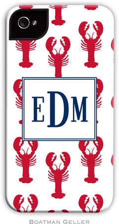 Boatman Geller Hard Phone Cases - Lobsters Red (BACKORDERED)