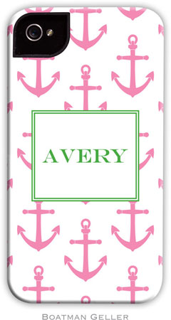 Boatman Geller Hard Phone Cases - Anchors Pink (BACKORDERED) Boatman Geller Hard Phone Cases - Anchors Pink (BACKORDERED)