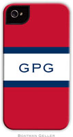 Boatman Geller Hard Phone Cases - Stripe Red & Navy (BACKORDERED)