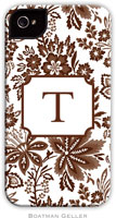 Boatman Geller Hard Phone Cases - Classic Floral Brown (BACKORDERED)