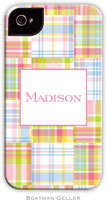 Boatman Geller Hard Phone Cases - Madras Patch Pink (BACKORDERED)