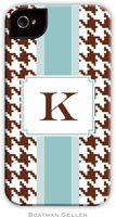 Boatman Geller Hard Phone Cases - Alex Houndstooth Chocolate (BACKORDERED)