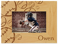 Baseball Engraved Picture Frames by Embossed Graphics