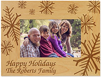 Winter Engraved Picture Frames by Embossed Graphics