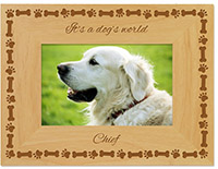 Dogs Tale Engraved Picture Frames by Embossed Graphics