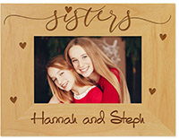 Sisters Engraved Picture Frames by Embossed Graphics