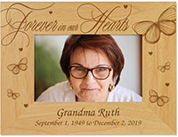 Forever in Our Hearts Engraved Picture Frames by Embossed Graphics