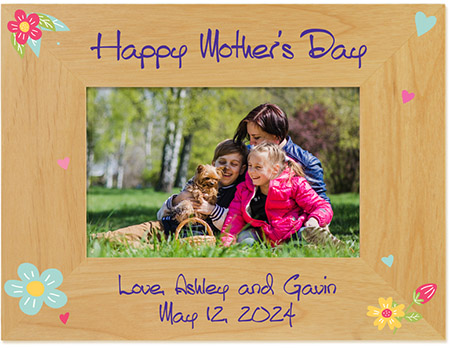 Mother's Day Engraved Picture Frames by Embossed Graphics