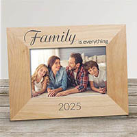 Engraved Family Is Everything Wooden Picture Frame