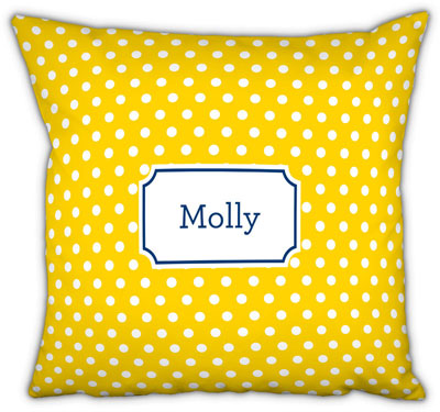 Boatman Geller - Create-Your-Own Square Throw Pillows (Polka Dot)