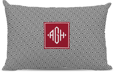 Boatman Geller - Create-Your-Own Lumbar Throw Pillows (Greek Key)