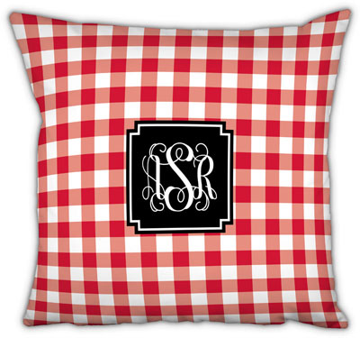 Boatman Geller - Create-Your-Own Square Throw Pillows (Classic Check)