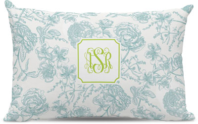 Boatman Geller - Create-Your-Own Lumbar Throw Pillows (Floral Toile)