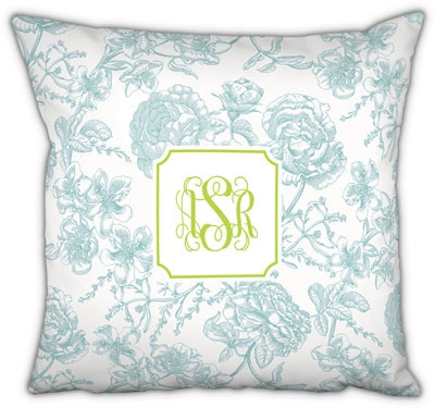 Boatman Geller - Create-Your-Own Square Throw Pillows (Floral Toile) Boatman Geller - Create-Your-Own Square Throw Pillows (Floral Toile)