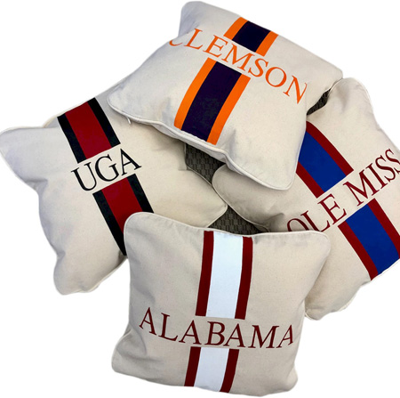 Heather Personalized College Pillow by Initial Reaction Heather Personalized College Pillow by Initial Reaction