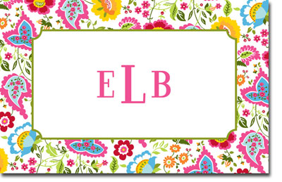 Boatman Geller Laminated Placemat - Floral Bright Boatman Geller Laminated Placemat - Floral Bright