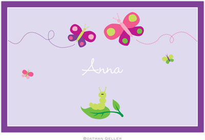 Boatman Geller - Personalized Placemats (Butterfly - Disposable)