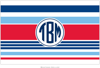 Boatman Geller - Personalized Placemats (Espadrille Nautical Preset - Disposable) Boatman Geller - Personalized Placemats (Espadrille Nautical Preset - Disposable)
