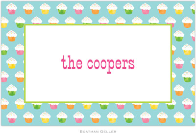 Boatman Geller - Personalized Placemats (Rainbow Cupcakes - Disposable) Boatman Geller - Personalized Placemats (Rainbow Cupcakes - Disposable)