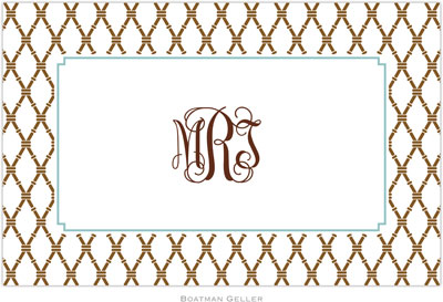 Boatman Geller - Personalized Placemats (Bamboo Brown & Slate - Laminated) Boatman Geller - Personalized Placemats (Bamboo Brown & Slate - Laminated)