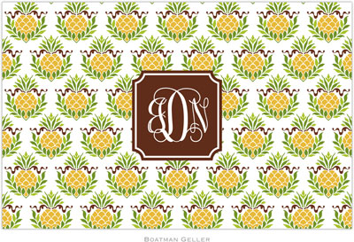 Boatman Geller - Personalized Placemats (Pineapple Repeat Preset - Disposable) Boatman Geller - Personalized Placemats (Pineapple Repeat Preset - Disposable)