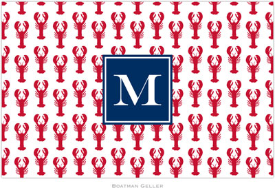 Boatman Geller - Personalized Placemats (Lobsters Red Preset - Laminated) Boatman Geller - Personalized Placemats (Lobsters Red Preset - Laminated)