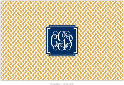 Boatman Geller - Personalized Placemats (Stella Gold Preset - Disposable) Boatman Geller - Personalized Placemats (Stella Gold Preset - Disposable)