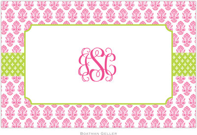 Boatman Geller - Personalized Placemats (Beti Pink - Laminated) Boatman Geller - Personalized Placemats (Beti Pink - Laminated)