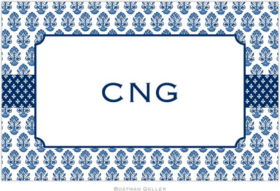 Boatman Geller - Personalized Placemats (Beti Navy - Laminated)