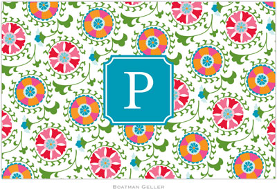 Boatman Geller - Personalized Placemats (Suzani Preset - Laminated) Boatman Geller - Personalized Placemats (Suzani Preset - Laminated)