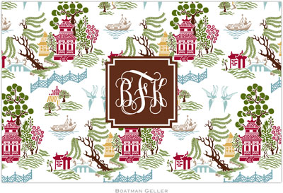 Boatman Geller - Personalized Placemats (Chinoiserie Autumn Preset - Disposable)