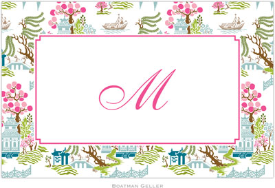 Boatman Geller - Personalized Placemats (Chinoiserie Spring - Laminated) Boatman Geller - Personalized Placemats (Chinoiserie Spring - Laminated)