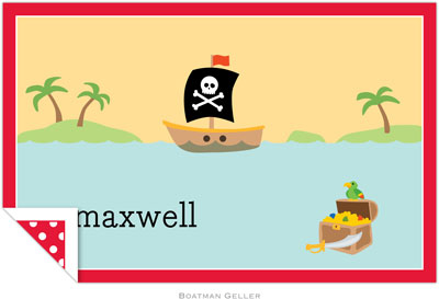 Boatman Geller - Personalized Placemats (Pirate - Laminated) Boatman Geller - Personalized Placemats (Pirate - Laminated)