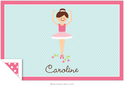 Boatman Geller - Personalized Placemats (Ballerina - Laminated) Boatman Geller - Personalized Placemats (Ballerina - Laminated)