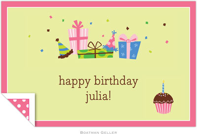 Boatman Geller - Personalized Placemats (Birthday Lime - Laminated) Boatman Geller - Personalized Placemats (Birthday Lime - Laminated)