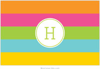 Boatman Geller - Personalized Placemats (Bold Stripe - Laminated)