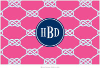 Boatman Geller - Personalized Placemats (Nautical Knot Raspberry Preset - Disposable)