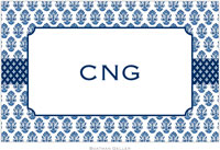 Boatman Geller - Personalized Placemats (Beti Navy - Laminated)