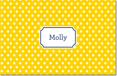 Boatman Geller - Create-Your-Own Disposable Placemats (Polka Dot) Boatman Geller - Create-Your-Own Disposable Placemats (Polka Dot)