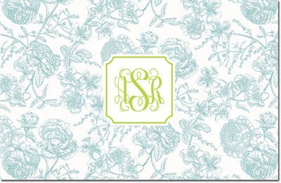 Boatman Geller - Create-Your-Own Disposable Placemats (Floral Toile)