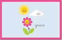 Boatman Geller - Personalized Disposable Placemats (Happy Daisy)
