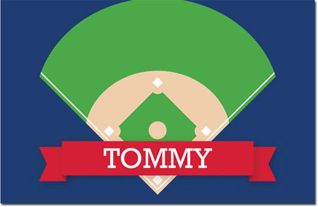 Boatman Geller - Personalized Placemats (Baseball Diamond - Disposable) Boatman Geller - Personalized Placemats (Baseball Diamond - Disposable)