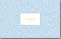 Boatman Geller - Personalized Placemats (Twinkle Star Light Blue - Laminated)