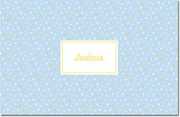 Boatman Geller - Personalized Placemats (Twinkle Star Light Blue - Laminated)