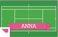 Boatman Geller - Personalized Placemats (Tennis Court - Laminated)