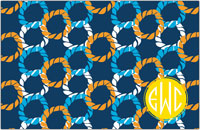 Dabney Lee Personalized Disposable Placemats - Nautical Knots