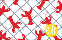 Dabney Lee Personalized Disposable Placemats - Rock Lobster
