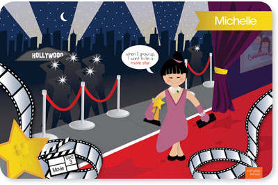 Spark & Spark Laminated Placemats - In The Spotlight (Asian Girl) Spark & Spark Laminated Placemats - In The Spotlight (Asian Girl)