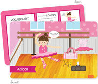 Spark & Spark Laminated Placemats - Ballerina Studio (Brunette Girl)