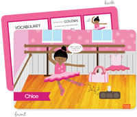 Spark & Spark Laminated Placemats - Ballerina Studio (African-American Girl)